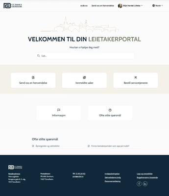 E C Dahls kundeportal