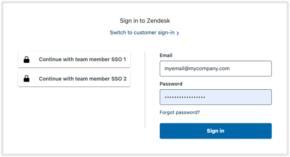 Flere SSO i zendesk