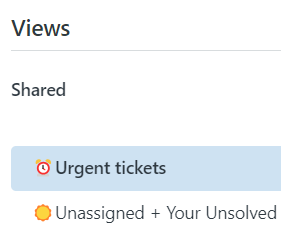 Views in Zendesk